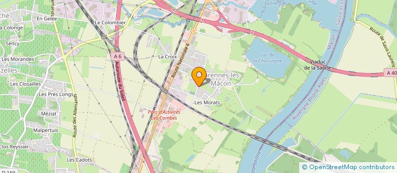 localisation de l'entreprise 2IMA à VARENNES-LES-MACON
