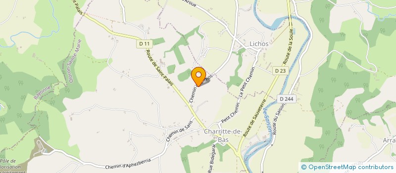 localisation de l'entreprise 2IPB  CHARRITTE-DE-BAS