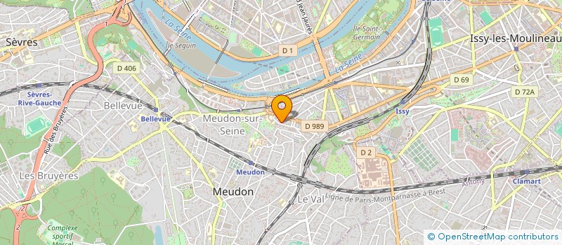 localisation de l'entreprise 2IS-IT CONSEIL à MEUDON