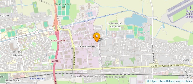localisation de l'entreprise 2ISD (INGENIERIE INNOVATION SPORT DEVELOPPEMENT) à COQUELLES