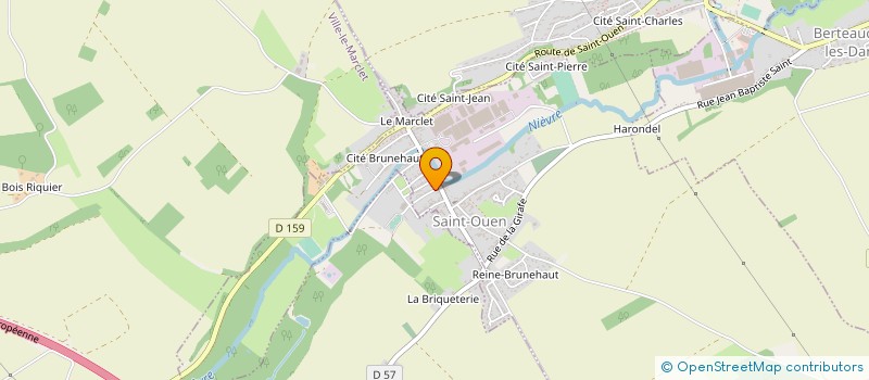 localisation de l'entreprise 2J.2S.T  SAINT-OUEN