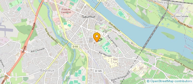 localisation de l'entreprise 2J  SAUMUR