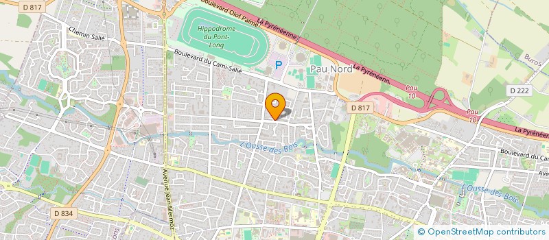 localisation de l'entreprise 2J à PAU