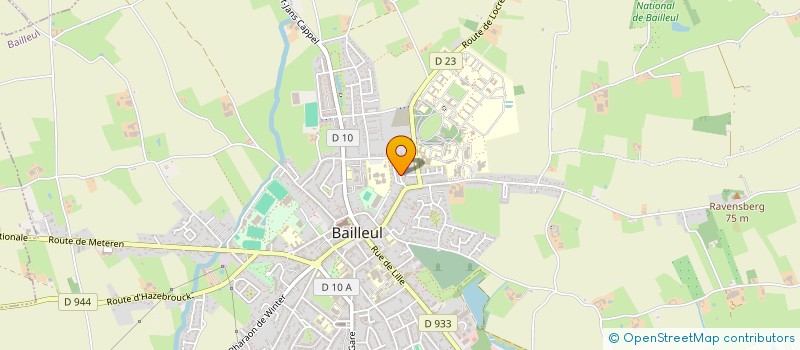 localisation de l'entreprise 2J.A.M. à BAILLEUL