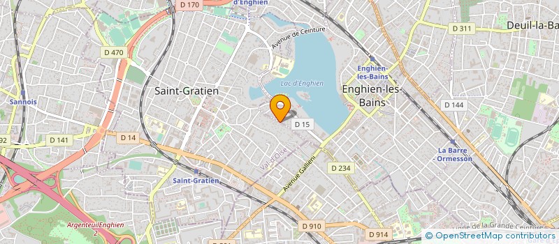 localisation de l'entreprise 2J CONSTRUCTIONS  SAINT-GRATIEN