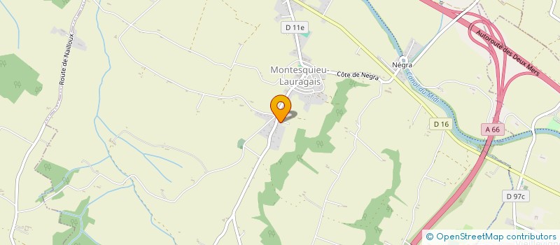 localisation de l'entreprise 2J IMMO  MONTESQUIEU-LAURAGAIS