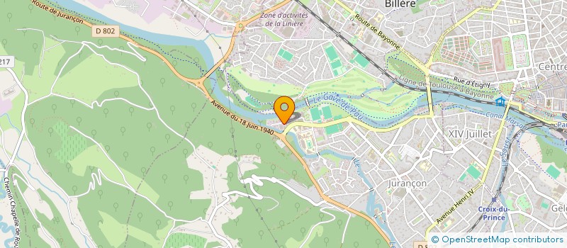 localisation de l'entreprise 2J INVEST  JURANCON