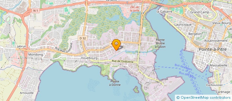 localisation de l'entreprise 2J N'CO  BAIE-MAHAULT