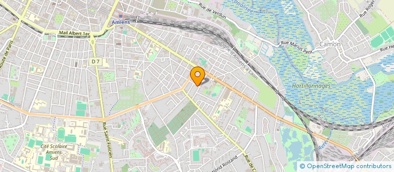 localisation de l'entreprise 2J PATRIMOINE à AMIENS