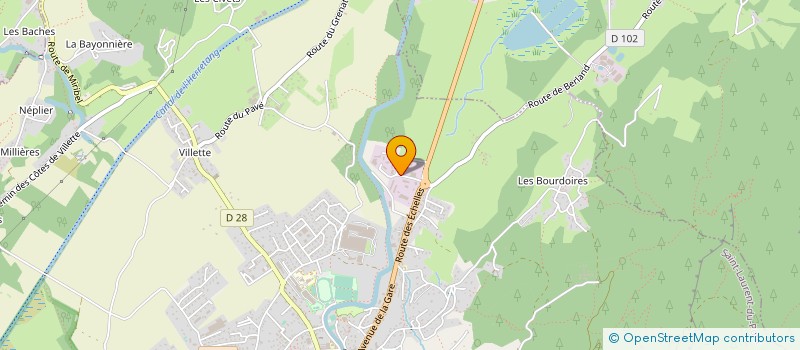 localisation de l'entreprise 2J.SAM  SAINT-LAURENT-DU-PONT