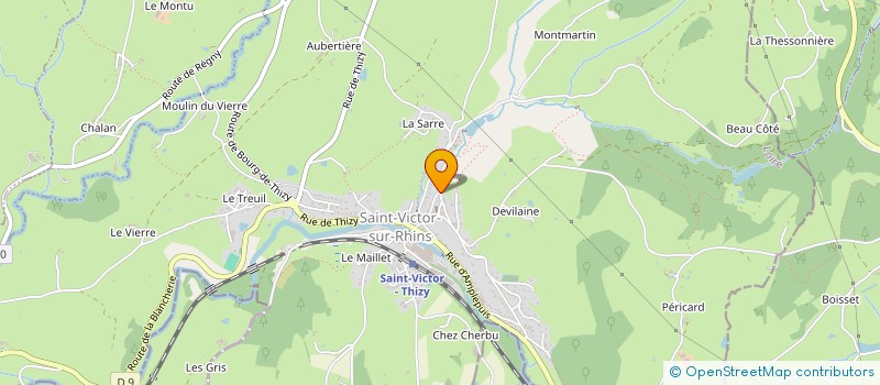 localisation de l'entreprise 2J SERVICES  SAINT-VICTOR-SUR-RHINS