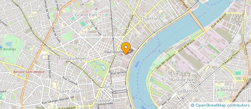 localisation de l'entreprise 2J2C  BORDEAUX