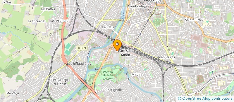 localisation de l'entreprise 2J2P  LE MANS