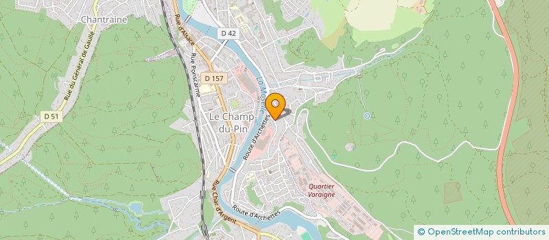 localisation de l'entreprise 2J2P à EPINAL