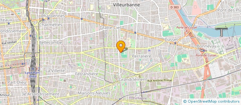 localisation de l'entreprise 2JB GLOBAL CONSULTING  VILLEURBANNE