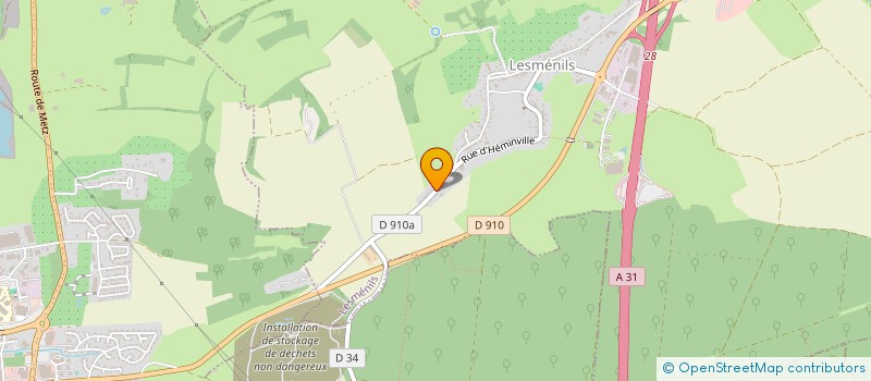 localisation de l'entreprise 2JC  LESMENILS