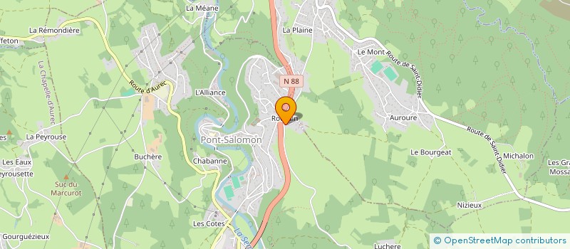 localisation de l'entreprise 2JCF CONCEPT  PONT-SALOMON