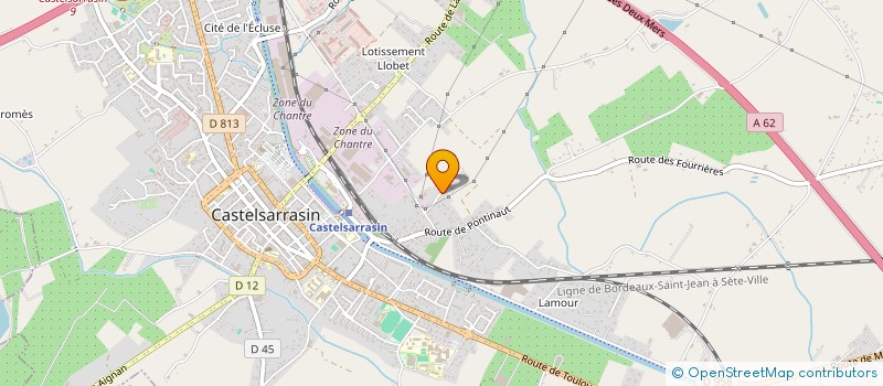 localisation de l'entreprise 2JD  CASTELSARRASIN