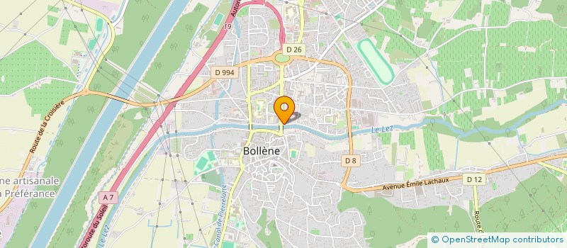 localisation de l'entreprise 2JDAV  BOLLENE