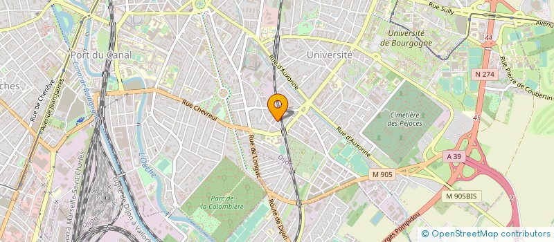 localisation de l'entreprise 2JDN à DIJON