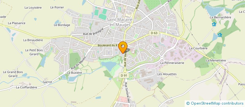 localisation de l'entreprise 2JE à SEVREMOINE