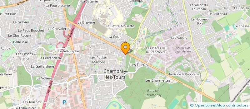 localisation de l'entreprise 2JG  CHAMBRAY-LES-TOURS