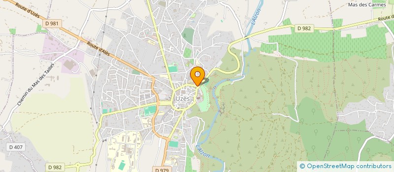 localisation de l'entreprise 2JL  UZES