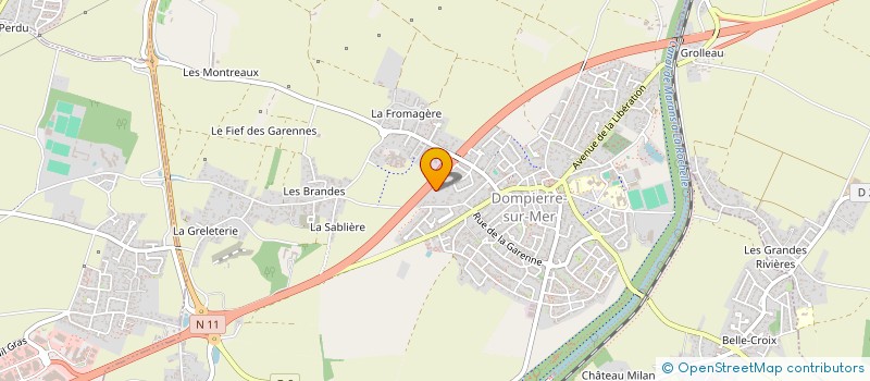 localisation de l'entreprise 2JL INVEST  DOMPIERRE-SUR-MER