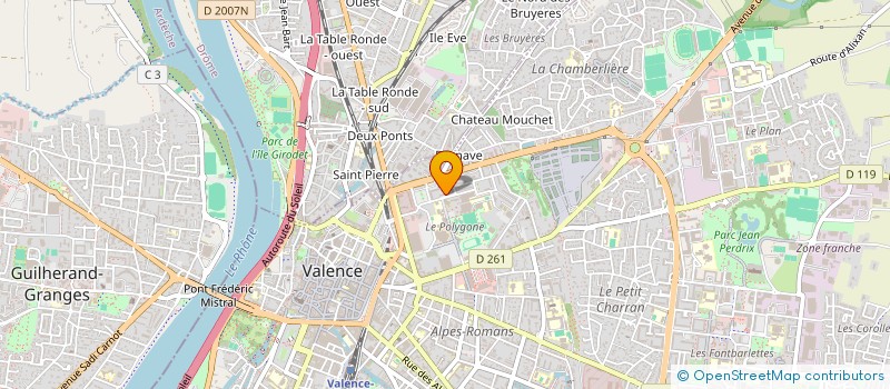 localisation de l'entreprise 2JLC  VALENCE