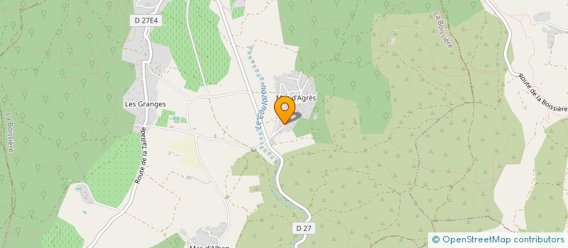 localisation de l'entreprise 2JLS  LA BOISSIERE