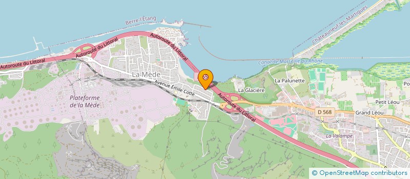 localisation de l'entreprise 2JM  CHATEAUNEUF-LES-MARTIGUES