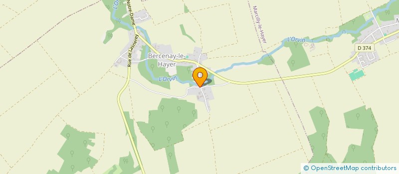 localisation de l'entreprise 2JM  BERCENAY-LE-HAYER