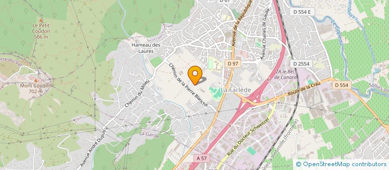 localisation de l'entreprise 2JMAT INVESTISSEMENTS à LA FARLEDE