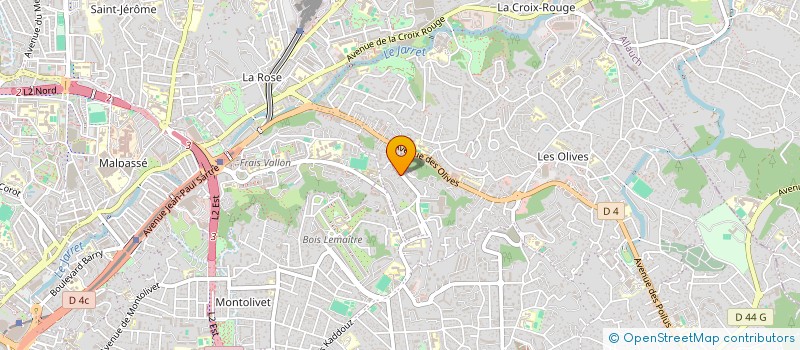 localisation de l'entreprise 2JMB CORP SARL à MARSEILLE