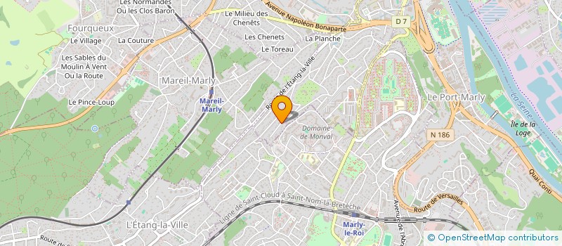 localisation de l'entreprise 2JMB PARTNERS  LE PECQ