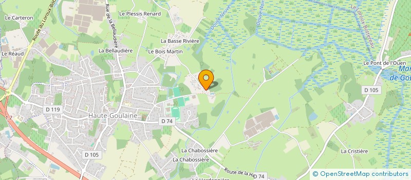 localisation de l'entreprise 2JML  HAUTE-GOULAINE