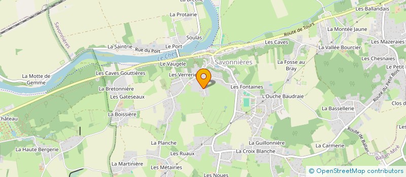 localisation de l'entreprise 2JMN.  SAVONNIERES