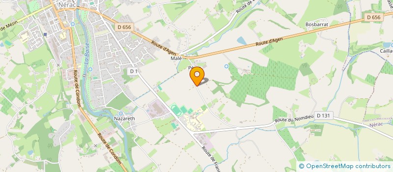 localisation de l'entreprise 2JMP  NERAC