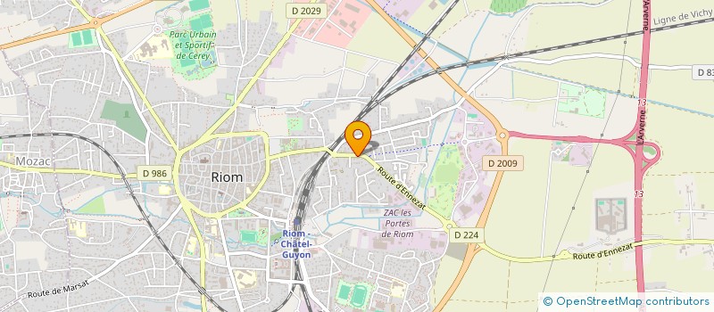 localisation de l'entreprise 2JR DEVELOPMENT  RIOM