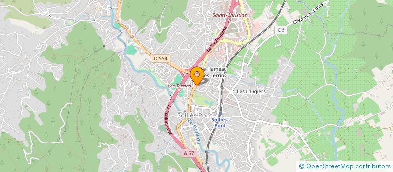 localisation de l'entreprise 2JRB  CUERS