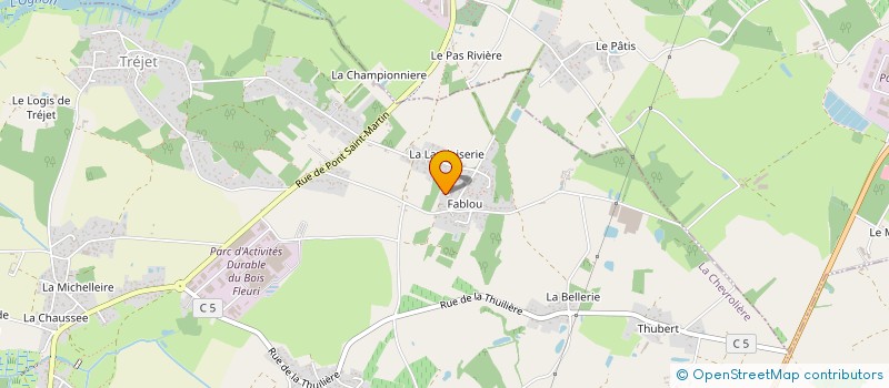 localisation de l'entreprise 2JRM à LA CHEVROLIERE