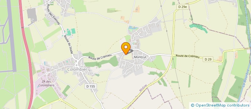 localisation de l'entreprise 2JS  COLOMBIER-SAUGNIEU