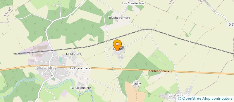 localisation de l'entreprise 2JSE  CHALANDRAY