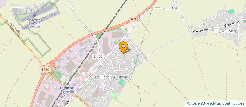 localisation de l'entreprise 2JSH  LE PLESSIS-BELLEVILLE