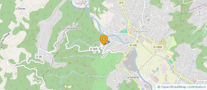 localisation de l'entreprise 2JT  PEGOMAS