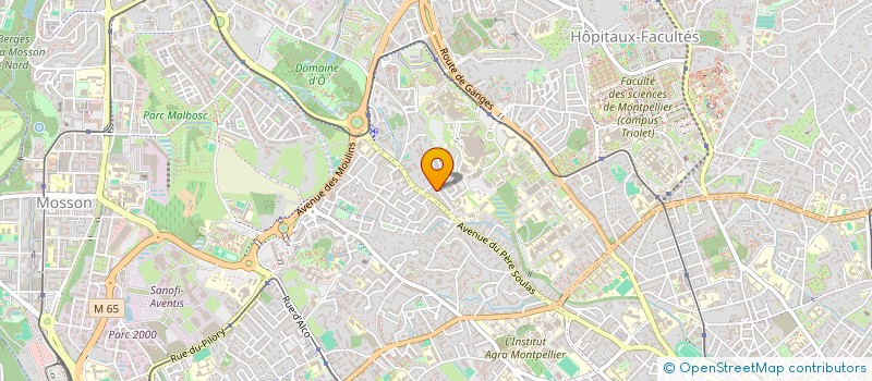 localisation de l'entreprise 2JT PATRIMOINE à MONTPELLIER