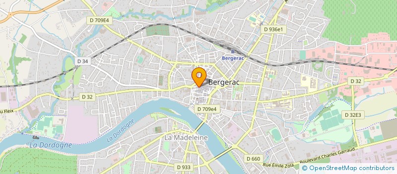 localisation de l'entreprise 2JTEL à BERGERAC