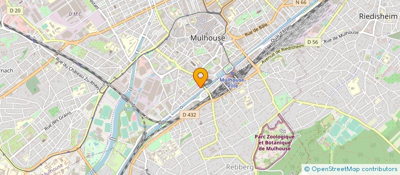 localisation de l'entreprise 2K  MULHOUSE
