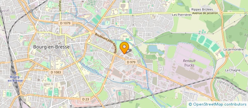 localisation de l'entreprise 2K à BOURG-EN-BRESSE