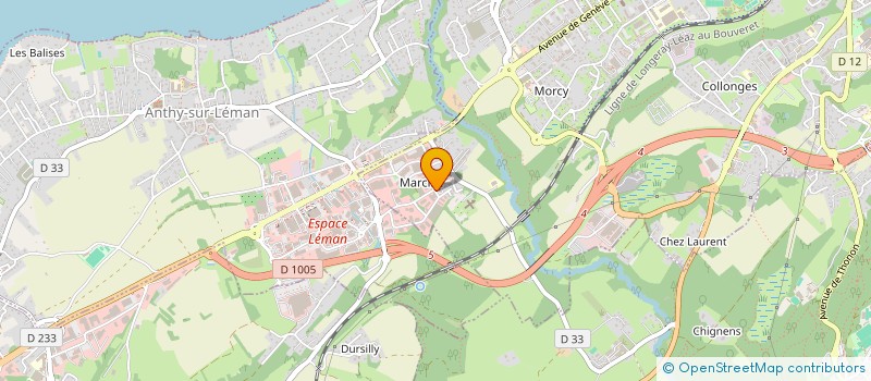 localisation de l'entreprise 2K AUDIOVISUEL à THONON-LES-BAINS